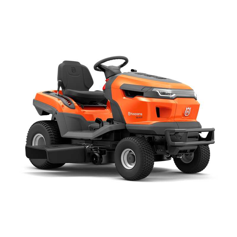 Husqvarna TS 217T garden tractor combines a convenient ride with efficient cutting and a powerful engine to maintain larger lawns easily. Easy-to-reach controls and levers