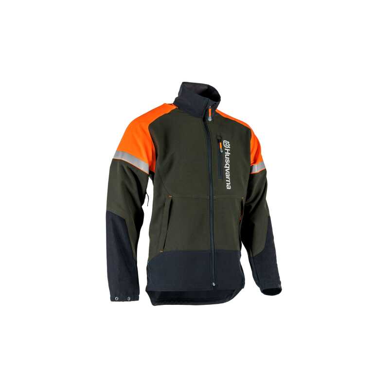 Husqvarna Functional forest jacket is a comfortable and durable jacket made for forestry work. With the outdoor look and practical side pockets